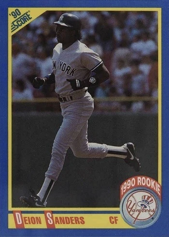 1990 Score #586 Deion Sanders Rookie Card