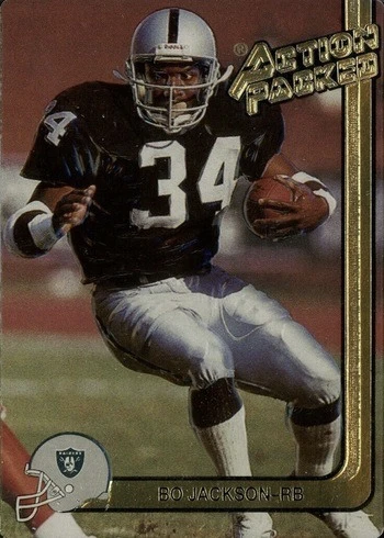 1991 Action Packed #124 Bo Jackson Football Card