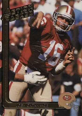 1991 Action Packed #247 Joe Montana Football Card