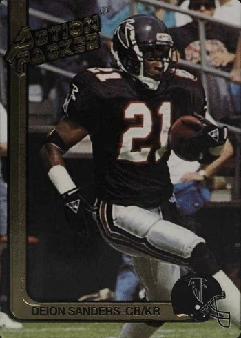 1991 Action Packed #9 Deion Sanders Football Card