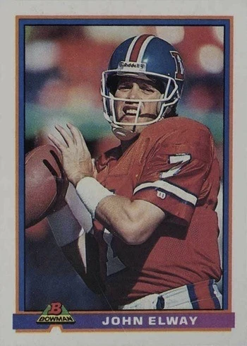 1991 Bowman #127 John Elway Football Card