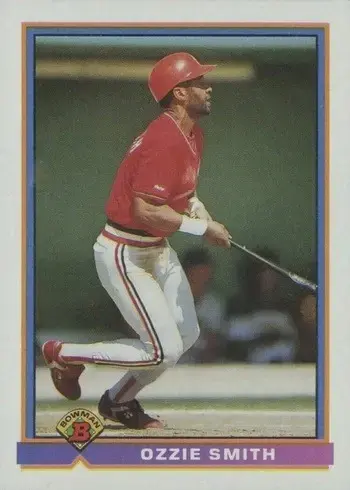 1991 Bowman #398 Ozzie Smith Baseball Card