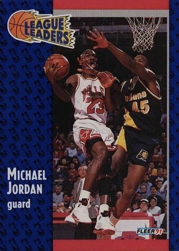 1991 Fleer #220 Michael Jordan Basketball Card