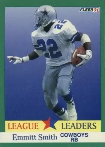 1991 Fleer #418 Emmitt Smith Football Card