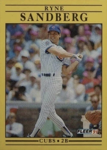 1991 Fleer #431 Ryne Sandberg Baseball Card