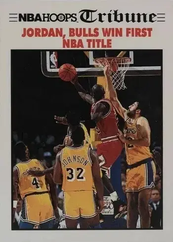 1991 NBA Hoops #542 Michael Jordan