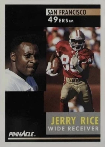 1991 Pinnacle #103 Jerry Rice Football Card