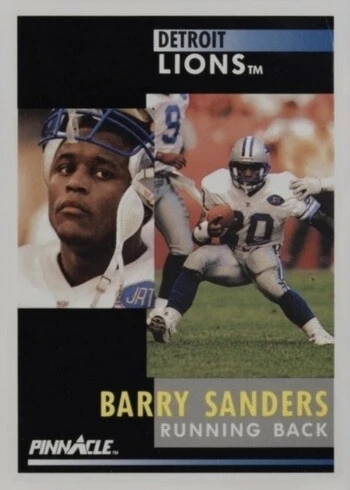 1991 Pinnacle #250 Barry Sanders Football Card