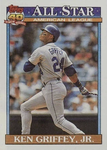 1991 Topps #392 Ken Griffey Jr. Baseball Card