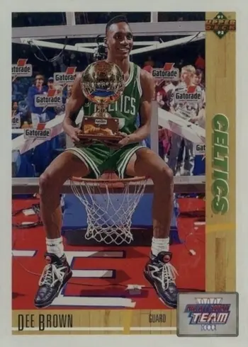1991 Upper Deck #31 Dee Brown Basketball Card