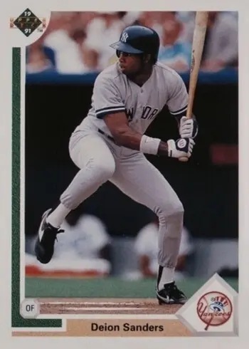1991 Upper Deck #352 Deion Sanders Baseball Card