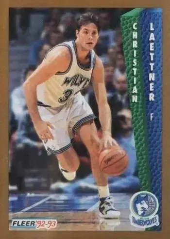1992 Fleer #379 Christian Laettner Rookie Card
