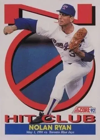 1992 Score #425 Nolan Ryan Baseball Card