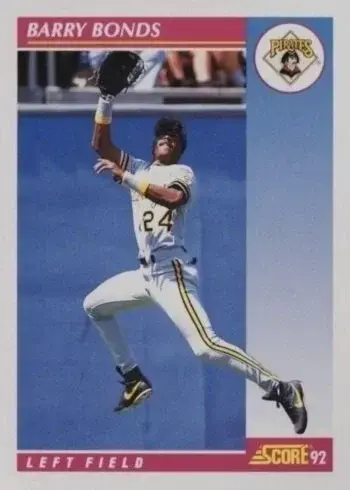 1992 Score #555 Barry Bonds Baseball Card