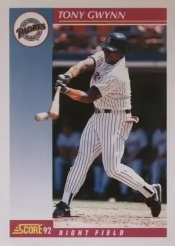 1992 Score #625 Tony Gwynn Baseball Card