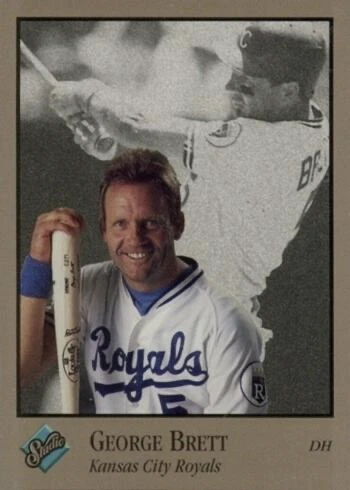 1992 Studio #181 George Brett Baseball Card