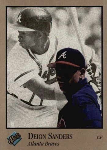 1992 Studio #9 Deion Sanders Baseball Card