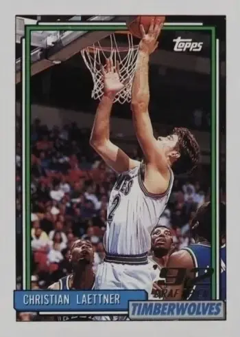 1992 Topps #334 Christian Laettner Rookie Card