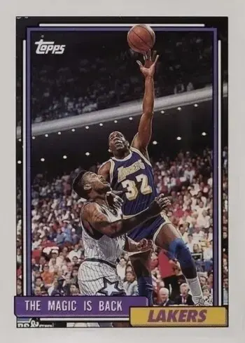 1992 Topps #54 Magic Johnson Basketball Card