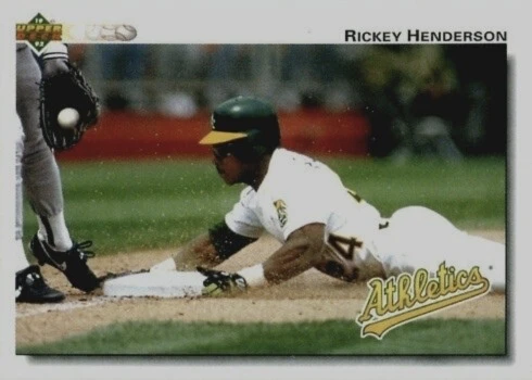 1992 Upper Deck #155 Rickey Henderson Baseball Card