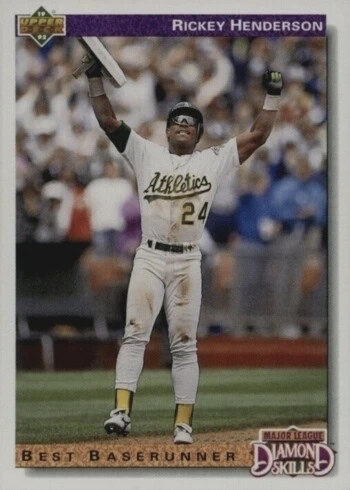 1992 Upper Deck #648 Rickey Henderson Baseball Card