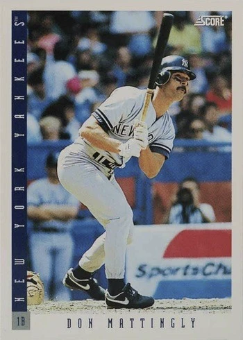 1993 Score #23 Don Mattingly Baseball Card