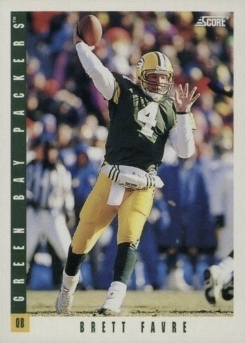 1993 Score #25 Brett Favre Football Card
