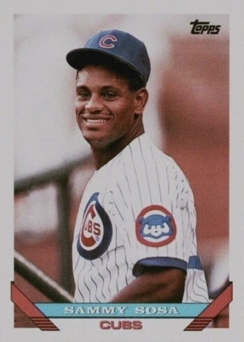 1993 Topps #156 Sammy Sosa Baseball Card