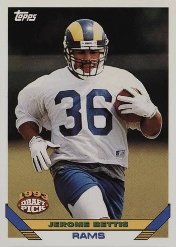 1993 Topps #604 Jerome Bettis Football Card