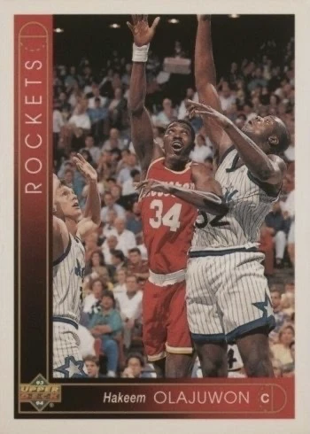 1993 Upper Deck #287 Hakeem Olajuwon Basketball Card
