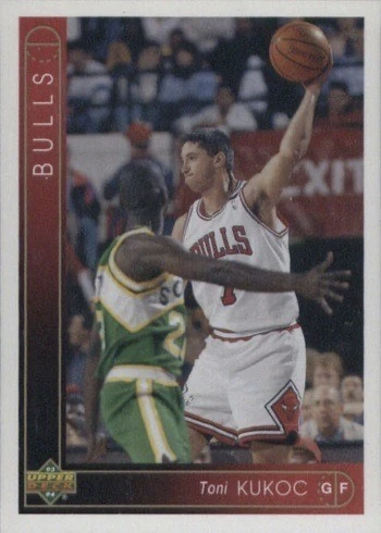 1993 Upper Deck #299 Toni Kukoc Rookie Card