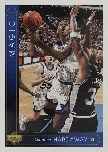 1993 Upper Deck #382 Anfernee Hardaway Rookie Card
