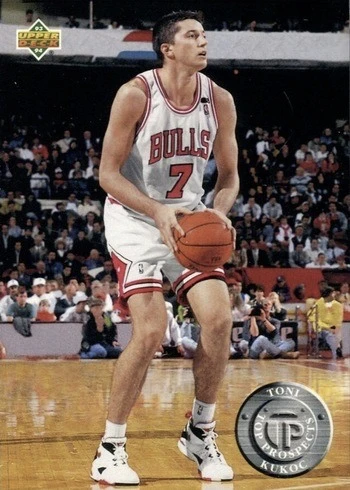 1993 Upper Deck #496 Toni Kukoc Basketball Card