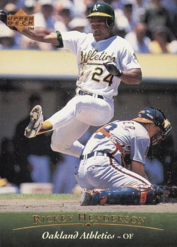 1995 Upper Deck #30 Rickey Henderson Baseball Card