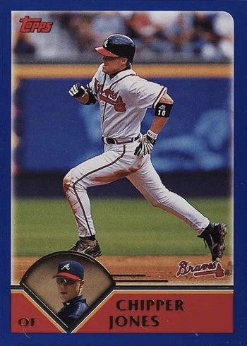 2003 Topps #370 Chipper Jones Baseball Card