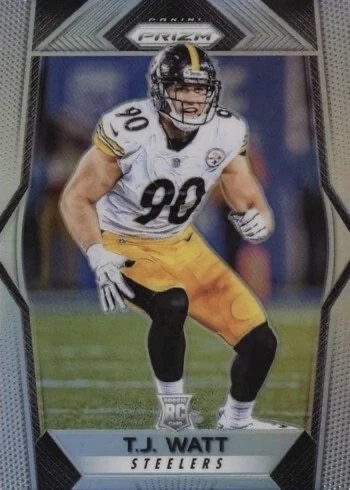 2017 Panini Prizm #216 T.J. Watt Rookie Card