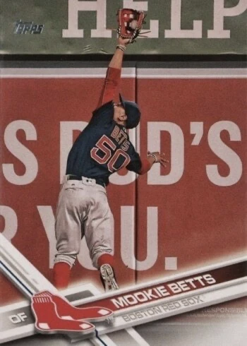 2017 Topps #161 Mookie Betts Baseball Card