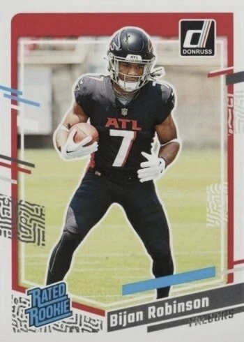 2023 Donruss #305 Bijan Robinson Rookie Card