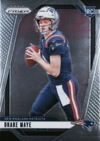 2024 Panini Prizm #329 Drake Maye Rookie Card